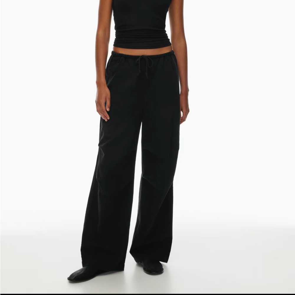 low rise drawstring pant